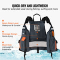 Life Vest PFD 96N Buoyancy Waterproof Nylon Men Women L