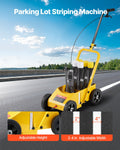 Striping Line Marking Machine 4-Wheel 56-102mm Adjustable Width