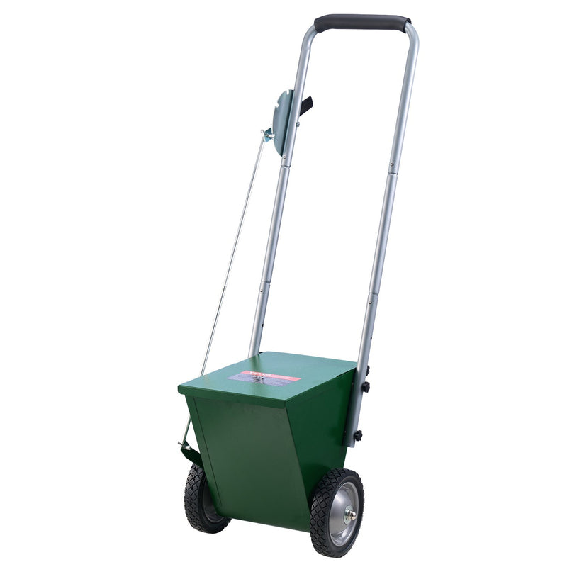 Dry Line Marker 2-Wheel 50-100mm Heavy Duty Steel Chalker 11.3kg