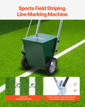 Dry Line Marker 2-Wheel 50-100mm Heavy Duty Steel Chalker 11.3kg