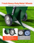 Dry Line Marker 2-Wheel 50-100mm Heavy Duty Steel Chalker 11.3kg