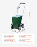 Dry Line Marker 4-Wheel 50/100mm Heavy Duty Steel Chalker 22.7kg