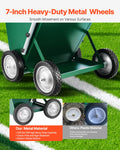 Dry Line Marker 4-Wheel Heavy Duty Steel Chalker 29.5kg