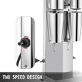 Commercial Milkshake Maker Machine Double Heads Thickshake Frother Stainless