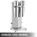 Commercial Milkshake Maker Double Head Thickshake Frother Steel