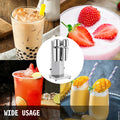 Commercial Milkshake Maker Double Head Thickshake Frother Steel