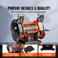 Jewelry Polisher Bench Grinder 3590RPM Buffing Machine 3 Wheels