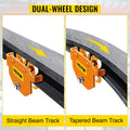 Manual Trolley 5 Ton Load Capacity Beam Track Roller Dual Wheels