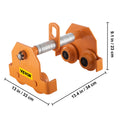 Manual Trolley 5 Ton Load Capacity Beam Track Roller Dual Wheels