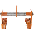 Manual Trolley 5 Ton Load Capacity Beam Track Roller Dual Wheels