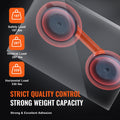 Glass Suction Cup 119mm 2 Pack 150kg Load Capacity Aluminum Handle