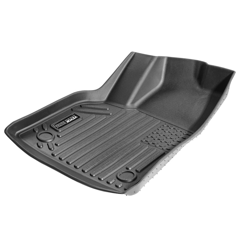 VEVOR Tesla Model Y 2021-2024 Floor Mats 3pc TPE Liners Automotive