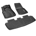 VEVOR Tesla Model Y 2021-2024 Floor Mats 3pc TPE Liners Automotive