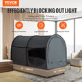 Bed Tent 4 Doors Full Size Block Out Light Privacy Canopy Kids Adults