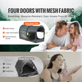 Bed Tent 4 Doors Full Size Block Out Light Privacy Canopy Kids Adults