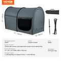 Bed Tent 4 Doors Full Size Block Out Light Privacy Canopy Kids Adults