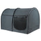 Bed Tent Canopy 4 Door Full Size Breathable Pongee Fabric Block Out Light