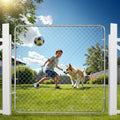 Chain Link Fence Gate 70x72in Galvanized Rust-Resistant Farm