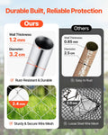Chain Link Fence Gate 183x122cm Galvanized Rust-Resistant Farm