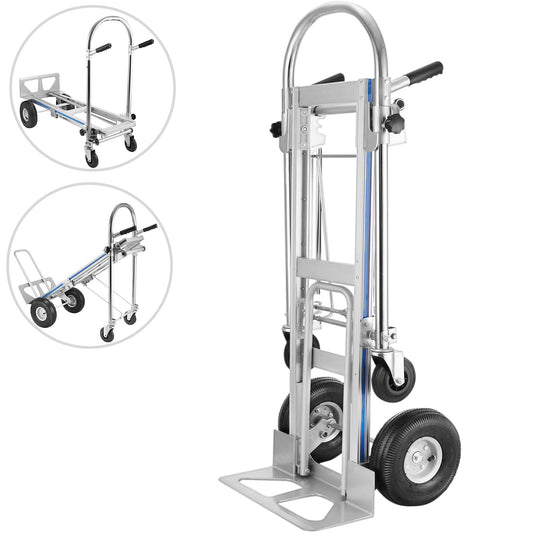 Aluminum 3 in 1 Hand Truck Convertible Folding Dolly