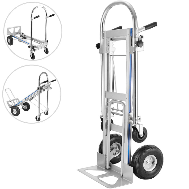 Aluminum 3 in 1 Hand Truck Convertible Folding Dolly