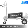 Aluminum 3 in 1 Hand Truck Convertible Folding Dolly
