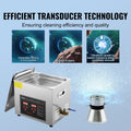 Ultrasonic Cleaner 10L Digital Timer Heater Stainless Steel