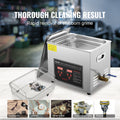Ultrasonic Cleaner 10L Digital Timer Heater Stainless Steel