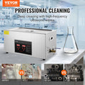Ultrasonic Cleaner 22L Digital Timer Heating Sonic Machine