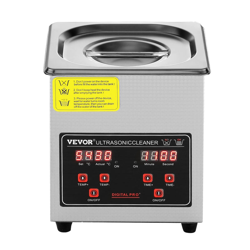 Ultrasonic Cleaner 2L Digital Timer Heater Jewelry Watch Glasses