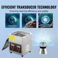 Ultrasonic Cleaner 2L Digital Timer Heater Jewelry Watch Glasses