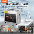 Ultrasonic Cleaner 3L Digital Timer Heater Stainless Steel
