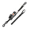 Ratchet Straps 25mm x 3m 544kg 4 Pack Tie Down S Hooks Soft Loops