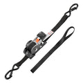 Ratchet Straps 25mm x 3m 544kg 4 Pack Tie Down S Hooks Soft Loops