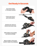 Retractable Ratchet Straps 50.8mm x 3m 1375kg 2 Pack