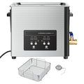 15L Ultrasonic Cleaner, Professional Ultrasonic Cleaner Machine with Cleaning Basket & Digital Display, 240W Stainless Steel 40kHz Industrial Cleaning Machine for Parts, Carburetors, Instruments