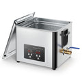 15L Ultrasonic Cleaner, Professional Ultrasonic Cleaner Machine with Cleaning Basket & Digital Display, 240W Stainless Steel 40kHz Industrial Cleaning Machine for Parts, Carburetors, Instruments