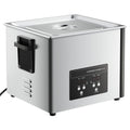 15L Ultrasonic Cleaner, Professional Ultrasonic Cleaner Machine with Cleaning Basket & Digital Display, 240W Stainless Steel 40kHz Industrial Cleaning Machine for Parts, Carburetors, Instruments