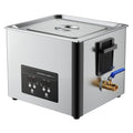 15L Ultrasonic Cleaner, Professional Ultrasonic Cleaner Machine with Cleaning Basket & Digital Display, 240W Stainless Steel 40kHz Industrial Cleaning Machine for Parts, Carburetors, Instruments