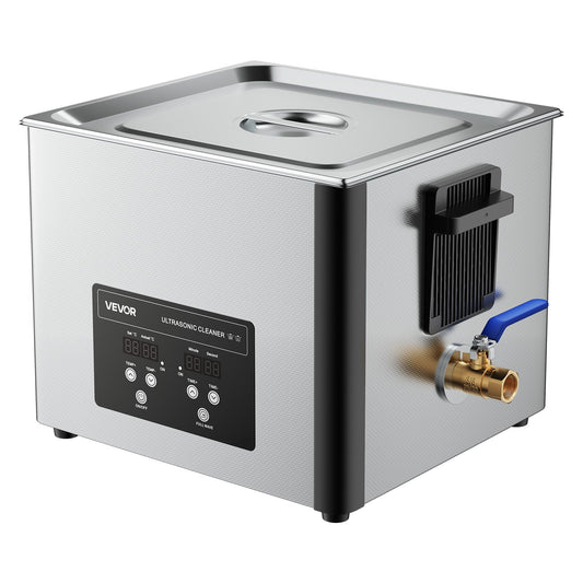 Ultrasonic Cleaner 15L 240W 40kHz Stainless Steel Digital Display