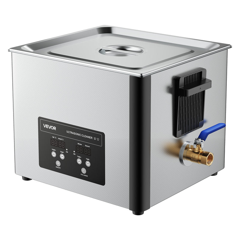 Ultrasonic Cleaner 15L 240W 40kHz Stainless Steel Digital Display