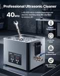 Ultrasonic Cleaner 15L 240W 40kHz Stainless Steel Digital Display