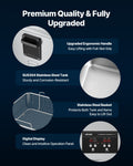 Ultrasonic Cleaner 15L 240W 40kHz Stainless Steel Digital Display