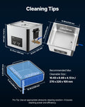 Ultrasonic Cleaner 15L 240W 40kHz Stainless Steel Digital Display