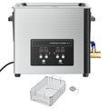 10L Ultrasonic Cleaner, Professional Ultrasonic Cleaner Machine with Cleaning Basket & Digital Display, 180W Stainless Steel 40kHz Cleaning Machine for Watches, Razors, Jewelry, Coins, and More