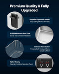 30L Ultrasonic Cleaner 480W 40kHz Stainless Steel Digital Display