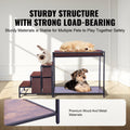 Pet Bunk Bed Dog Cat Window Perch Stairs Storage Medium