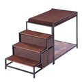 Pet Bunk Bed Dog Cat Window Perch Stairs Storage Medium