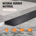 Cuttable Threshold Ramp 4cm Rise 90cm Wide Rubber Wheelchair Non-Slip