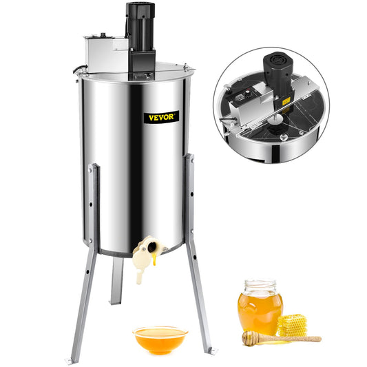 3/6 Frame Electric Honey Extractor Stainless Steel Beekeeping